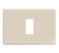 Bticino Placca 1 Modulo, Avorio, 1 Posto