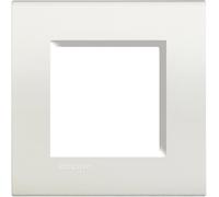 Placca 2 posti Bianco Bticino Living LNA4802BI