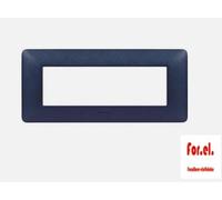 Placca Bticino Matix 6 moduli blu mercurio AM4803TBM