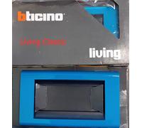 Bticino Placca Living Classic 4p Blu Manganese 4714BM