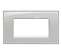 BTICINO PLACCA LIVING LIGHT ORIGINALE TECNOPOLIMERO 3 4 7 POSTI X TELAIO LN4703