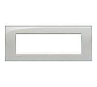 BTICINO PLACCA LIVING LIGHT ORIGINALE TECNOPOLIMERO 3 4 7 POSTI X TELAIO LN4703