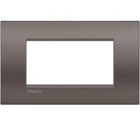 Bticino Placca Livinglight Air 4 Moduli, Argilla (Confezione da 5)