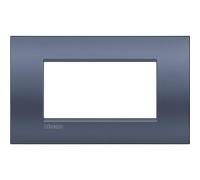 Bticino Placca LivingLight AIR LNC4804BM 4 posti (4 moduli) Blue Moon