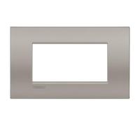 Placca Bticino LivingLight AIR sabbia 4 posti LNC4804SB