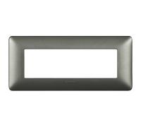 Bticino AM4806MSL Placca Matix 6 Moduli, Silver