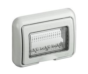Bticino placca stagna portafrutti 3 moduli IP55 per matix 25603B