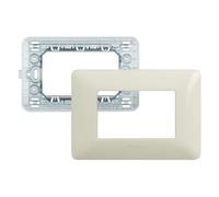 BTICINO Placca/Supporto Matix 3 Posti Avorio