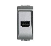 BTICINO PRESA 8 VIE ESTETICA LIVING LIGHT TECH 336984 TERRANEO