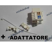 bticino presa compatibile Dati rj45 Telefono rj11 HDMI USB TV cat6 cat7 keystone