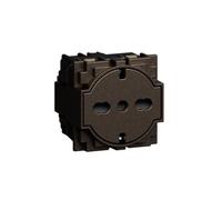 BTICINO Presa Flat Standard Bipasso 10/16A 250 V Ac - BRONZO - KB4140A16F