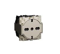 BTICINO Presa Flat Standard Bipasso 10/16A 250 V Ac - CHAMPAGNE - KC4140A16F