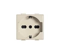 Presa elettrica schuko universale Bticino Matix TT avorio 10/16A A5440/16
