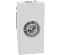 Presa TV coassiale passante terminale Bticino MatixGO 1 modulo bianco JW4202P10