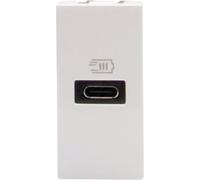 BTicino PRESA USB MATIX GO BIANCO SINGOLA TIPO C 20W CON POWER DELIVERY