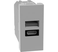 BTicino PRESA USB MATIX GO GRIGIO DOPPIA TIPO C 15W