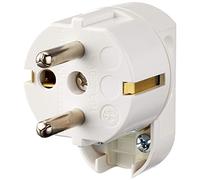 BTicino S2016NB Spina Volante, 2P+T, 10/16A, Multistandard Tedesco/Italiano e Standard Francia, Colore Bianco, 3500 W, 250 V
