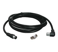 Bticino S2150N Cavo di Prolunga TV, 1 Spina Diritta ed 1 Spina a Squadra, Lunghezza 1.5 m, Nero