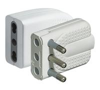 BTicino S2466TAP Corner Kit Spina e Presa 2P T 16A Bianco