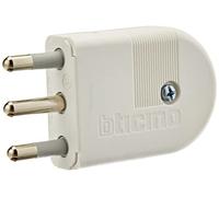 Bticino Spina salvaspazio 16A bianco cavo regolabile S2496TAE