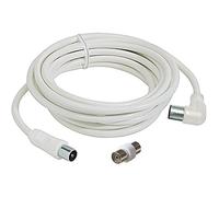 Bticino S2529N Cavo di Prolunga TV con Spina, Lunghezza 3 m, Bianco