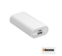 BTicino S2617DL Lampada LED e Power Bank, Bianco