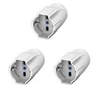 BTicino S2676TAE Presa Volante Multistandard Italiano Bipasso/Tedesco, 2P+T, 16A, Bianco, Pacco da 3