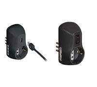 BTicino S3613Gu Multipresa Adattatore B3 Con Presa Usb, 1.5A, Nero & S3610Gb Kit