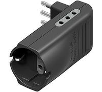 Adattatore Corner Bticino 2 prese 10A 1 presa tedesca e spina 10A antracite S3615GE