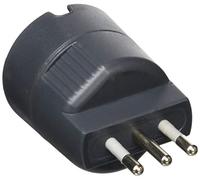 BTicino S3623GE Adattatore Presa Tedesca, Grigio (Antracite), 250 volt, 10A