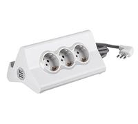 bticino S3713DBU prolunghe e multiple 2 m 3 presa(e) AC Interno Bianco BTICINO