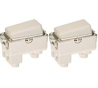 BTicino S5003F Serie Magic Deviatore 1 Modulo, 16A, Avorio (Confezione da 2)