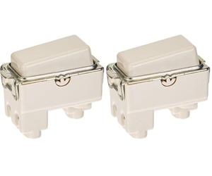 BTicino S5003F Serie Magic Deviatore 1 Modulo, 16A, Avorio (Confezione da 2)