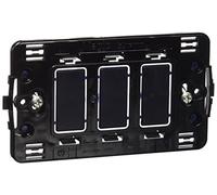Bticino S503/1RF Supporto A 3 Posti Modulo 503, Nero