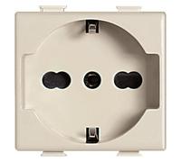 Presa elettrica schuko universale Bticino Matix TT avorio 10/16A A5440/16