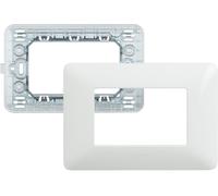 BTicino SAM4803BBN Kit-placca/Supporto m Kit Supporto e Placca a 3 Moduli Single