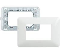 BTicino SAM4803BBN Kit-placca/Supporto matix 3P Bianco