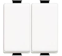 Bticino SAM5012 Interruttore Invertitore Serie Matix, 10A, 1 Modulo, Colore Bianco (Confezione da 2)