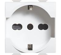 Bticino SAM5440/16F Matix Presa Bipasso, Standard Tedesco, Bianco