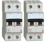 Bticino SFC810NC25 Interruttore Magnetotermico Modulare BTDIN-RS, per il Comando, la Protezione Contro i Cortocircuiti e Sovraccarichi ed il Sezionamento di Circuiti Elettrici, 2 Moduli DIN