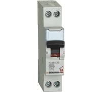 Bticino SFC881C10 FP btdin45 Interruttore, Magnetotermico, C10, 1P+N, 1 m, 4500 A, 10 A