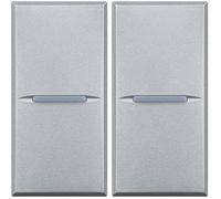 BTicino SHC4001F Axolute FP Interruttore, 1 P, 16 A, Chiaro (Confezione da 2)