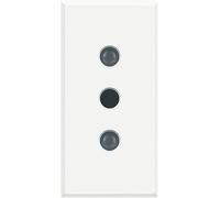 BTicino SHC4113F Axolute Presa 2P+T, 10A, 250 V, Grigio Tech