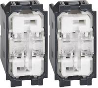 Bticino SK4027F Commutatore a Doppio Tasto 1-0-2, Non Illuminabile, Serie Livign Now, 1P 10 AX, 250 Va.c., 1 Modulo (Confezione da 2)