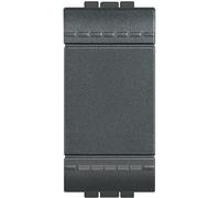 BTicino SL4003NF FP LL Deviatore 1P 16A 1 m, Antracite, 1 Pezzo Antracite