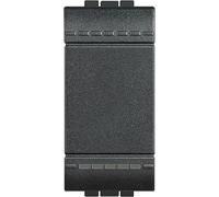 BTicino SL4005NF Pulsante 1 Posto, 10 A, 1 m, Antracite