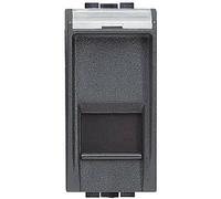 BTicino SL4279C5EF Livinglight Presa di Rete, RJ45, Antracite