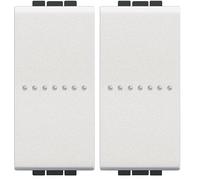 BTicino SN4051AF Livinglight Interruttore Assiale, Bianco (Confezione da 2)