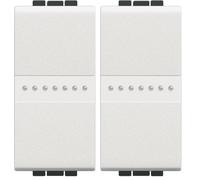 BTicino SN4054F Livinglight Invertitore Assiale, Bianco (Confezione da 2)