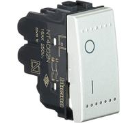 BTicino SNT4002NF Livinglight Interruttore Bipolare, Grigio Tech